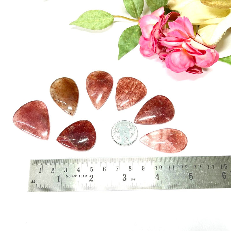 Strawberry Quartz Cabochons (Removes self placed restrictions)