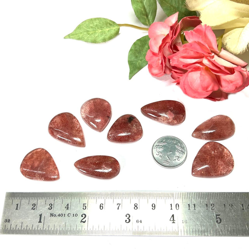 Strawberry Quartz Cabochons (Removes self placed restrictions)