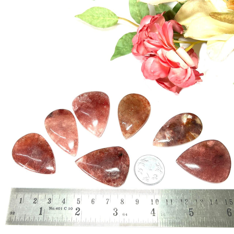 Strawberry Quartz Cabochons (Removes self placed restrictions)