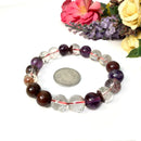 Super Seven Round Bead Bracelet (Psychic gifts and Healing)