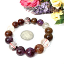Super Seven Round Bead Bracelet (Psychic gifts and Healing)