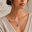 Tanzanite Small Pendant in Silver (Psychic Gifts)