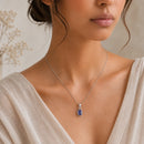 Tanzanite Small Pendant in Silver (Psychic Gifts)