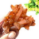 Tangerine Quartz Clusters