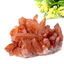 Tangerine Quartz Clusters