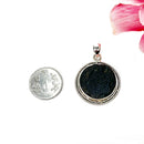 Tibetan Black Tektite Premium Silver Pendants (Astral Travel)