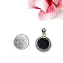 Tibetan Black Tektite Premium Silver Pendants (Astral Travel)