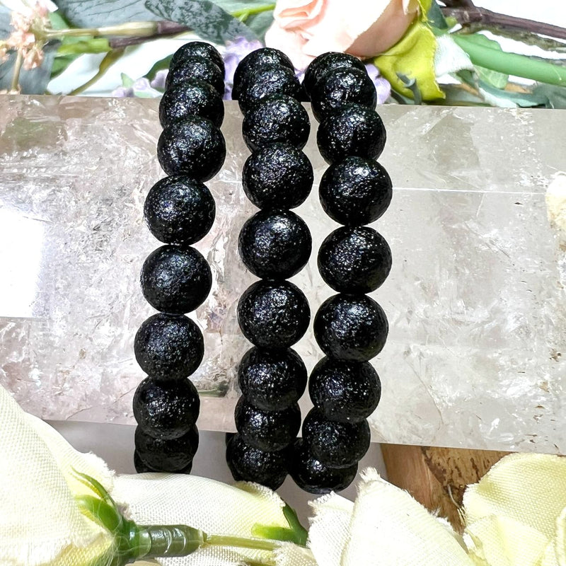 Tibetan Black Tektite Bracelet (Astral Travel)