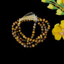 Tiger Eye Round (108 + 1=109) Beads Jaap Mala (Self Confidence)