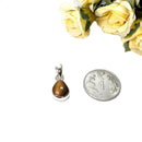 Tiger Eye Small Pendants in Silver