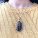 Tiger Eye Premium Pendants in Silver (Courage)