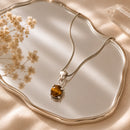 Tiger Eye Small Pendants in Silver