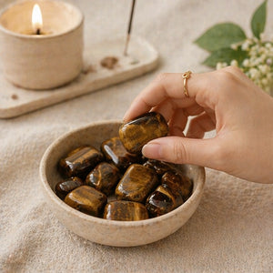 Tiger Eye Tumble (Protection and Courage)