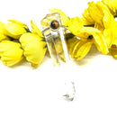 Tiger Eye Adjustable Ring in Silver