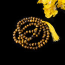 Tiger Eye Round (108 + 1=109) Beads Jaap Mala (Self Confidence)