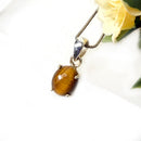 Tiger Eye Small Pendants in Silver