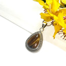 Tiger Eye Premium Pendants in Silver (Courage)