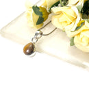 Tiger Eye Small Pendants in Silver