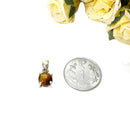 Tiger Eye Small Pendants in Silver