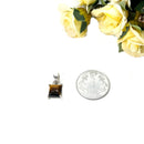 Tiger Eye Small Pendants in Silver