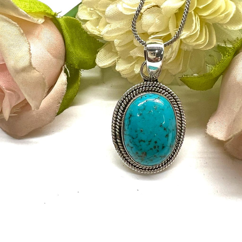 Turquoise Premium Pendants in Silver (Communication & Psychic Powers)