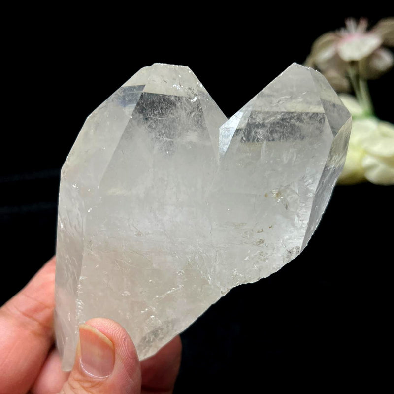 Twin Crystals/Soul Mate Crystals in Clear Quartz from Brazil (Relationships)