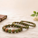 Unakite Bracelet - Healing crystal bracelets by Talk to Crystals