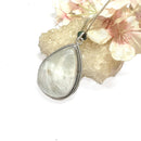 White Moonstone Premium Collection Pendant in Silver (Divine feminine)