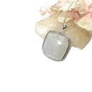 White Moonstone Premium Collection Pendant in Silver (Divine feminine)