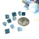 Natural Fluorite Octahedrons (Blue, Purple and Green)