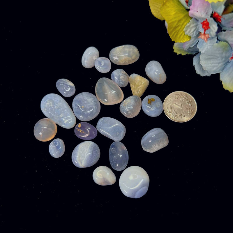 Blue Lace Agate Tumble (Public Speaking and Communication)