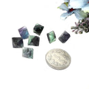 Natural Fluorite Octahedrons (Multifluorite, Blue-Green)