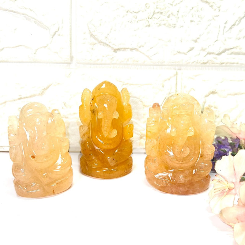 Yellow Aventurine Ganesha