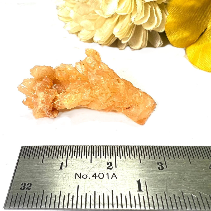 Yellow Calcite Mineral Specimen from Yun Nan China (Confidence & Willpower)