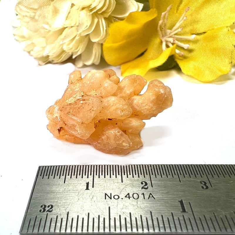 Yellow Calcite Mineral Specimen from Yun Nan China (Confidence & Willpower)