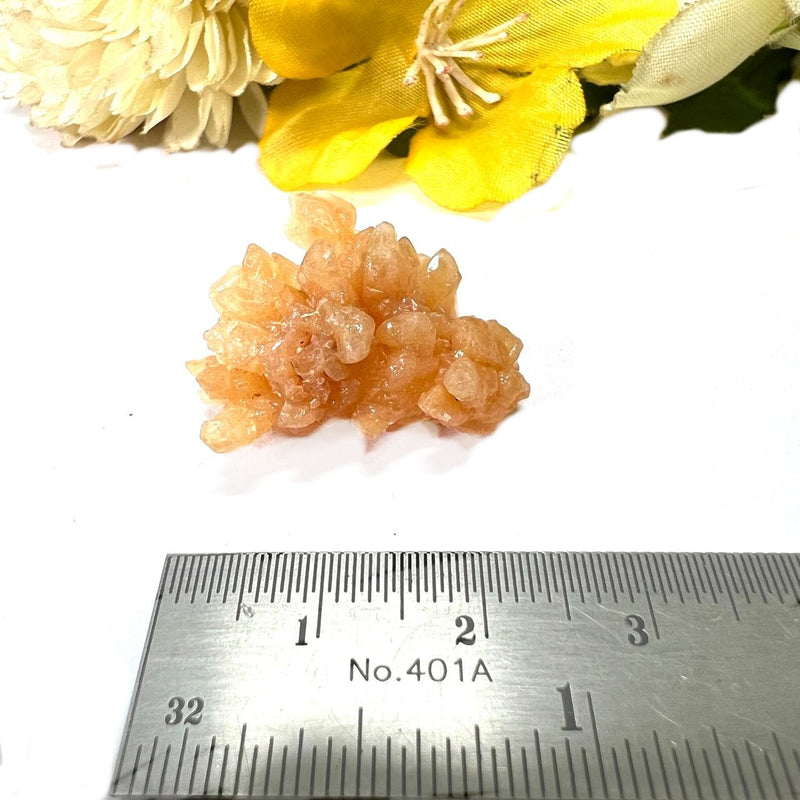 Yellow Calcite Mineral Specimen from Yun Nan China (Confidence & Willpower)