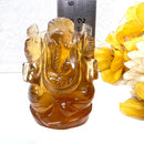 Yellow Fluorite Ganesha