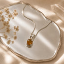 Mixed Tourmaline Small Pendants in Silver