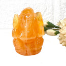 Yellow Calcite Ganesha