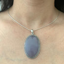 Yttrium Fluorite Premium Pendants in Silver (Psychic Gifts)