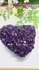 Amethyst Clusters with large points in AAA Extra Quality from Brazil