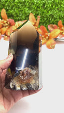 Large Smoky Quartz AAA Towers from Brazil