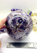 Large Chevron Amethyst Spheres (Scrying & Meditation)