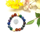 Seven Chakra Stones Bracelet  (Grounding and Balance)