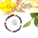 Seven Chakra Stones Bracelet  (Grounding and Balance)