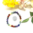 Seven Chakra Stones Bracelet  (Grounding and Balance)