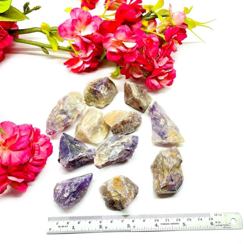 Amethyst w/ Hematite Inclusions Rough (India) (Grounded Wisdom)