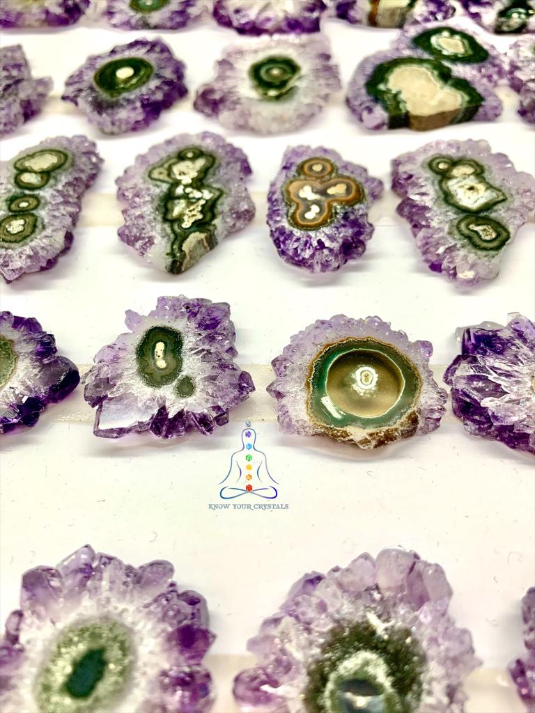 Amethyst Stalactite Slice (Meditation and Intuition)