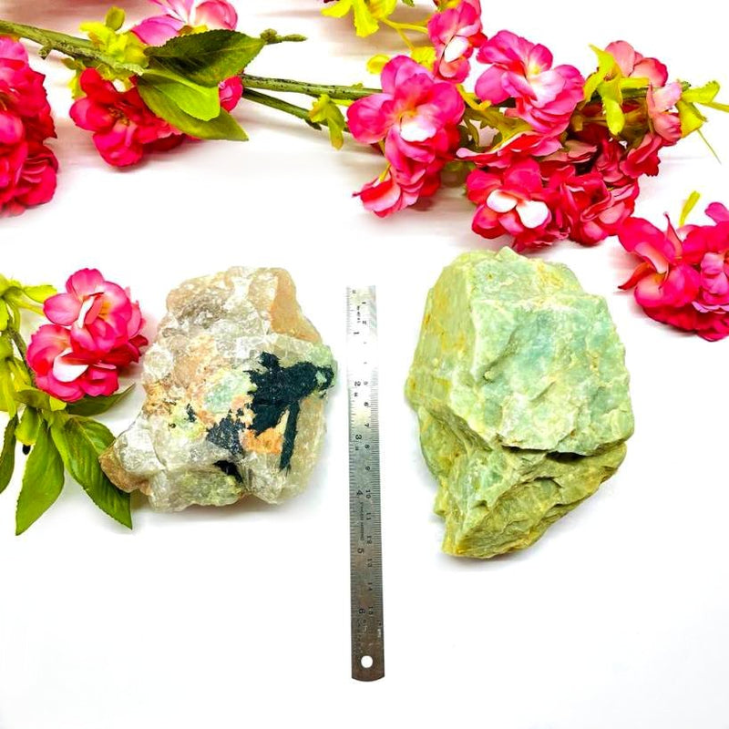 Aquamarine Rough Chunks (Calming emotions & Clairvoyance)