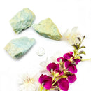 Aquamarine Rough Chunks (Calming emotions & Clairvoyance)